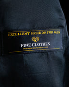 Vintage peak lapel double breasted tailored jacket