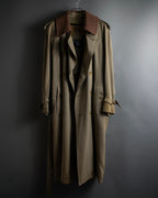 -SPECIAL- "Burberrys" 90's Collar switching two-tone trench coat