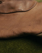-SPECIAL- “HERMÈS” 80’s-90’s Chaine d’ancre leather gloves