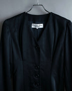 “Christian Dior” Beautiful shape no collar jacket