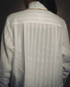 -SPECIAL- “CHANEL” 08 Cruise Collection Sheer cotton stand collar shirt