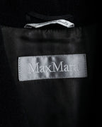 "Max Mara" Silver tag straight line shaped chester coat
