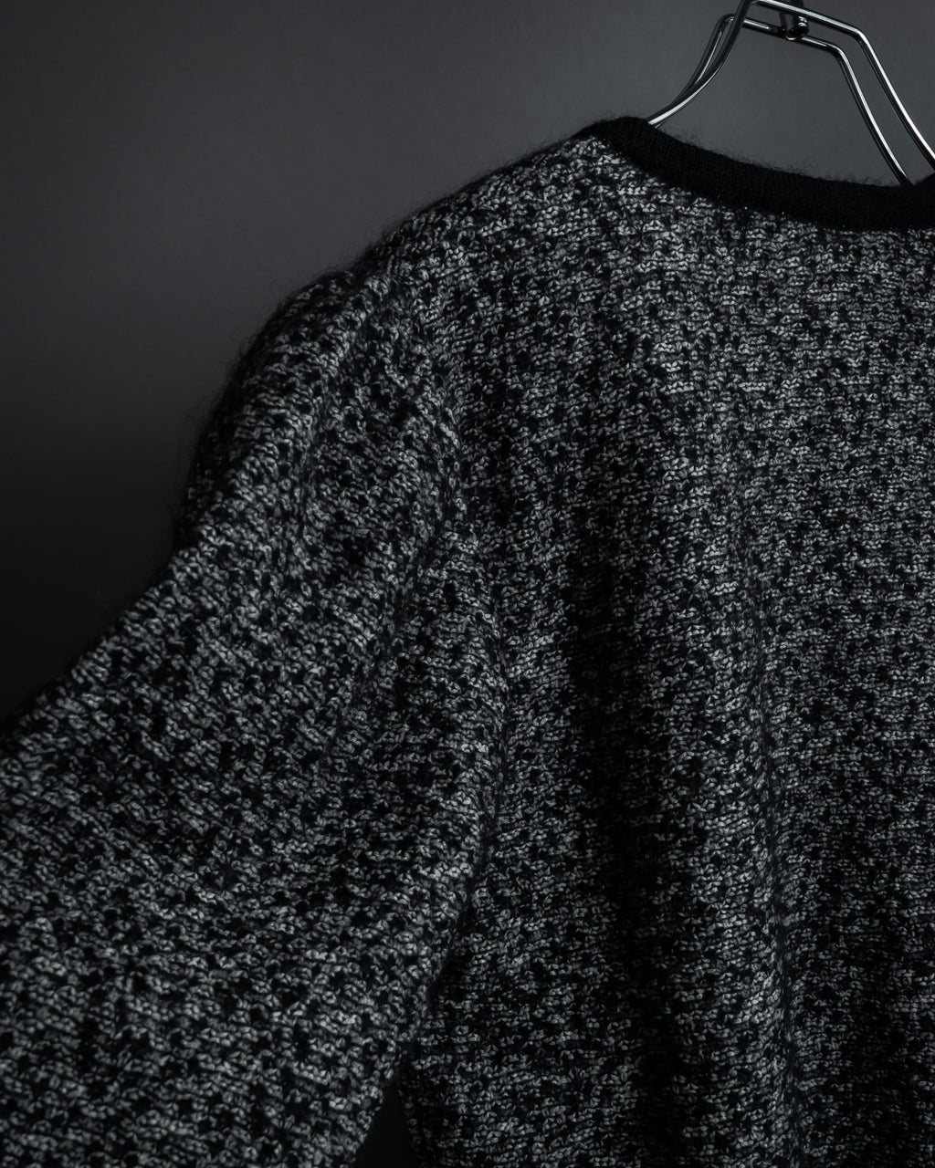 "Christian Dior PRETA PORTER"
Ribbon design mixed yarn knit pullover