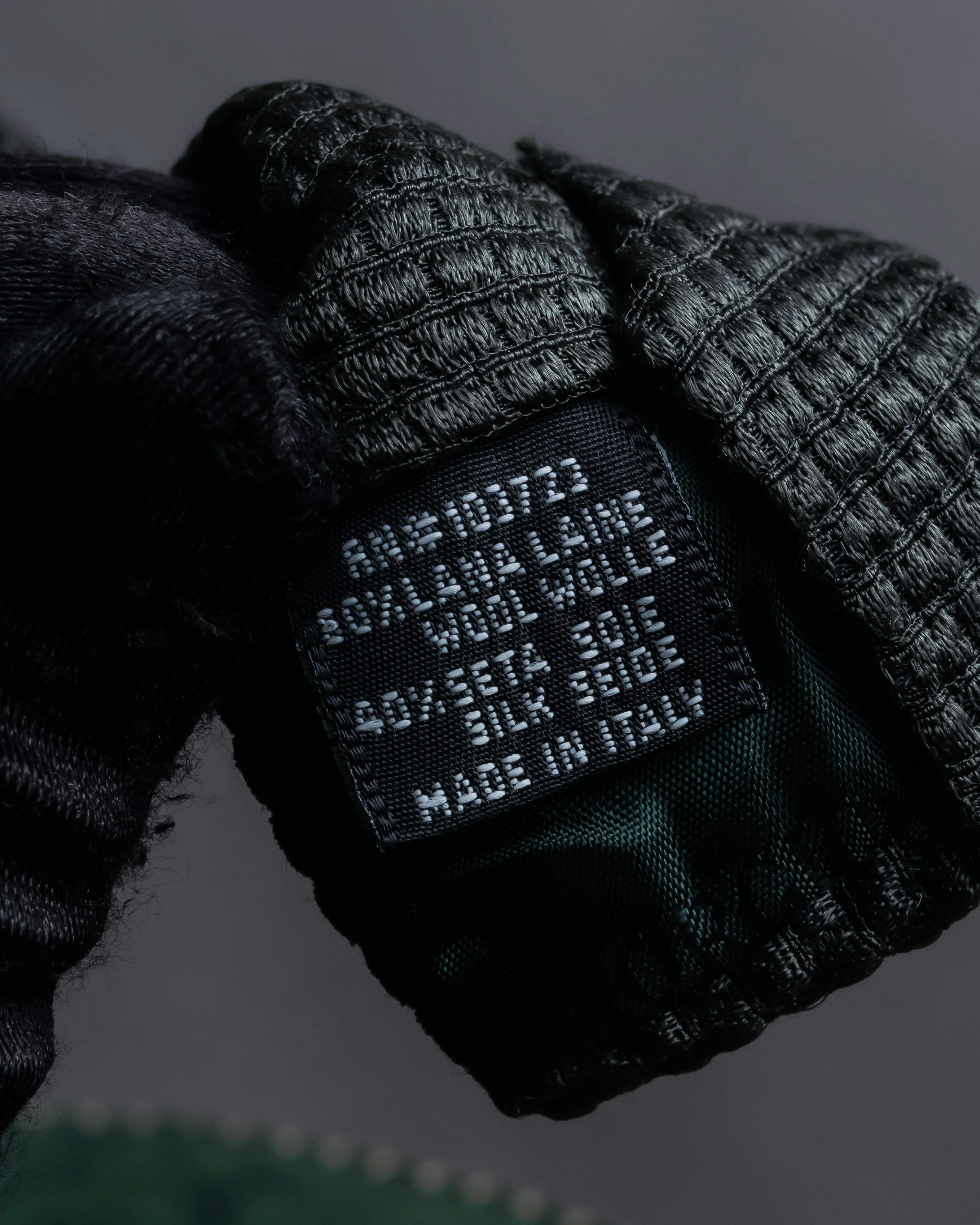 "GIORGIO ARMANI" Waffle knit silk necktie