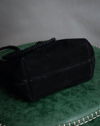 “Salvatore Ferragamo” 90’s Knot handle suede bag