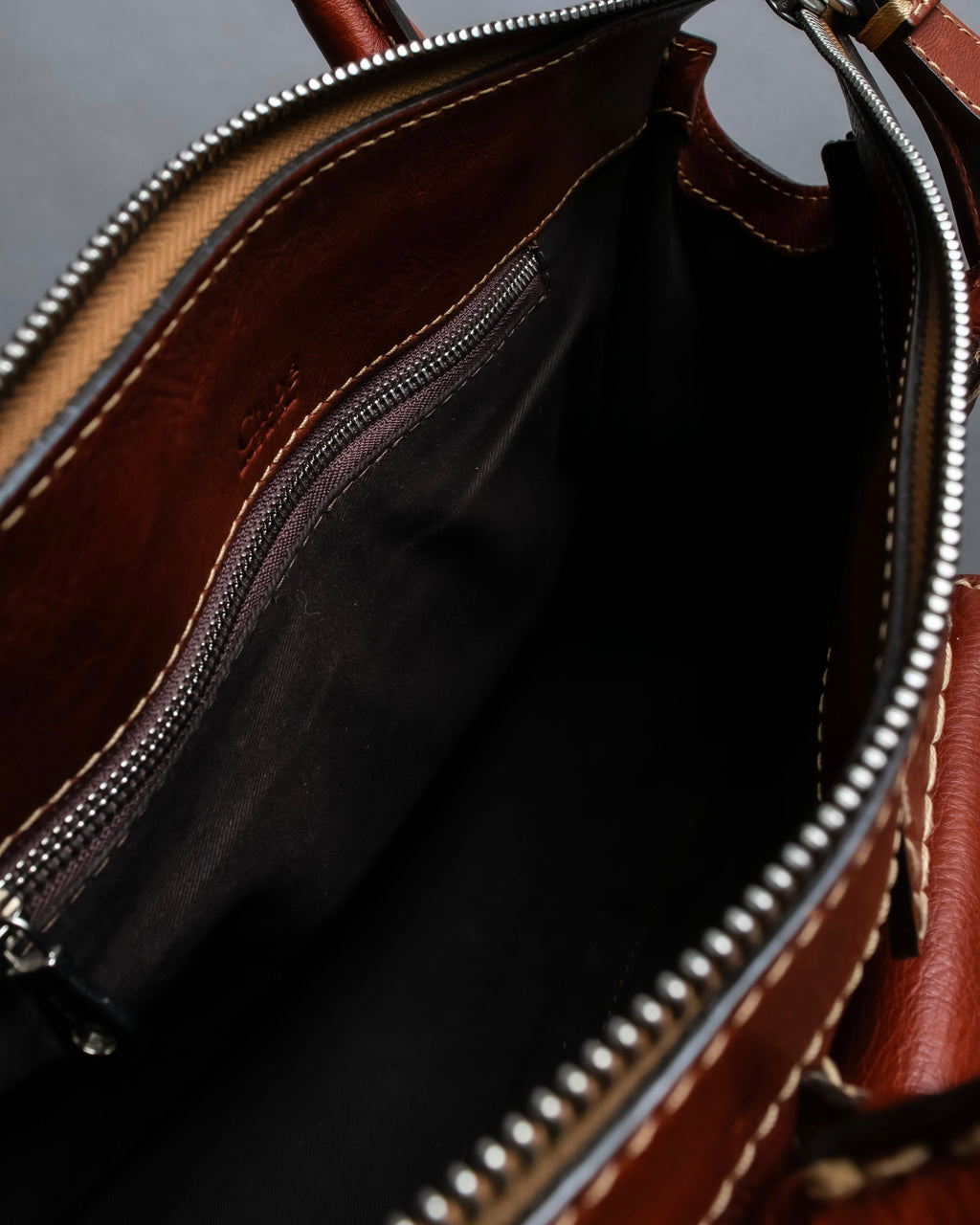 "Chloe" Edith series crossbody leather bag