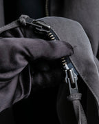 “DOUBLE STANDARD CLOTHING” Designed sleeve hooded middle coat