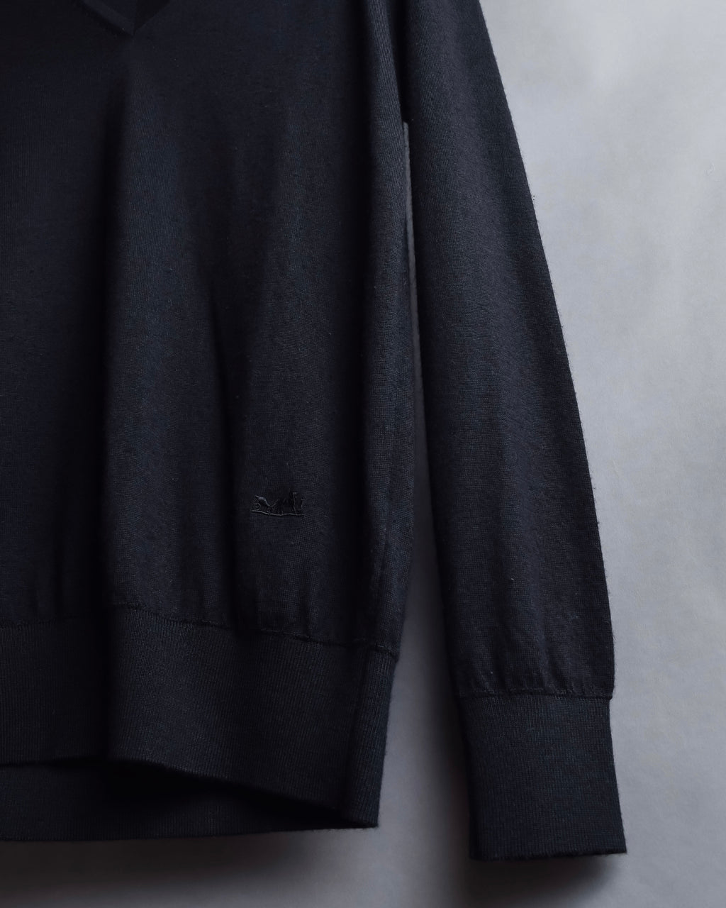 "HERMES" Cashmere silk blend V-neck knit