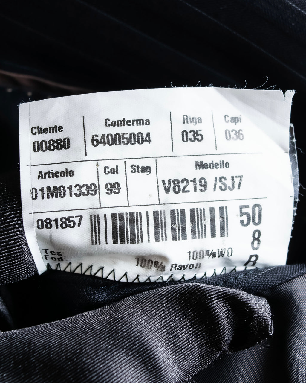 "LOUIS VUITTON" 2 button relaxed tailored jacket & no tuck tapered slacks set up