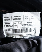 "LOUIS VUITTON" 2 button relaxed tailored jacket & no tuck tapered slacks set up