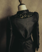 "CELINE" 00's Embellished silk coat