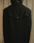 "VIKTOR&ROLF" Sculptural lapel melton coat