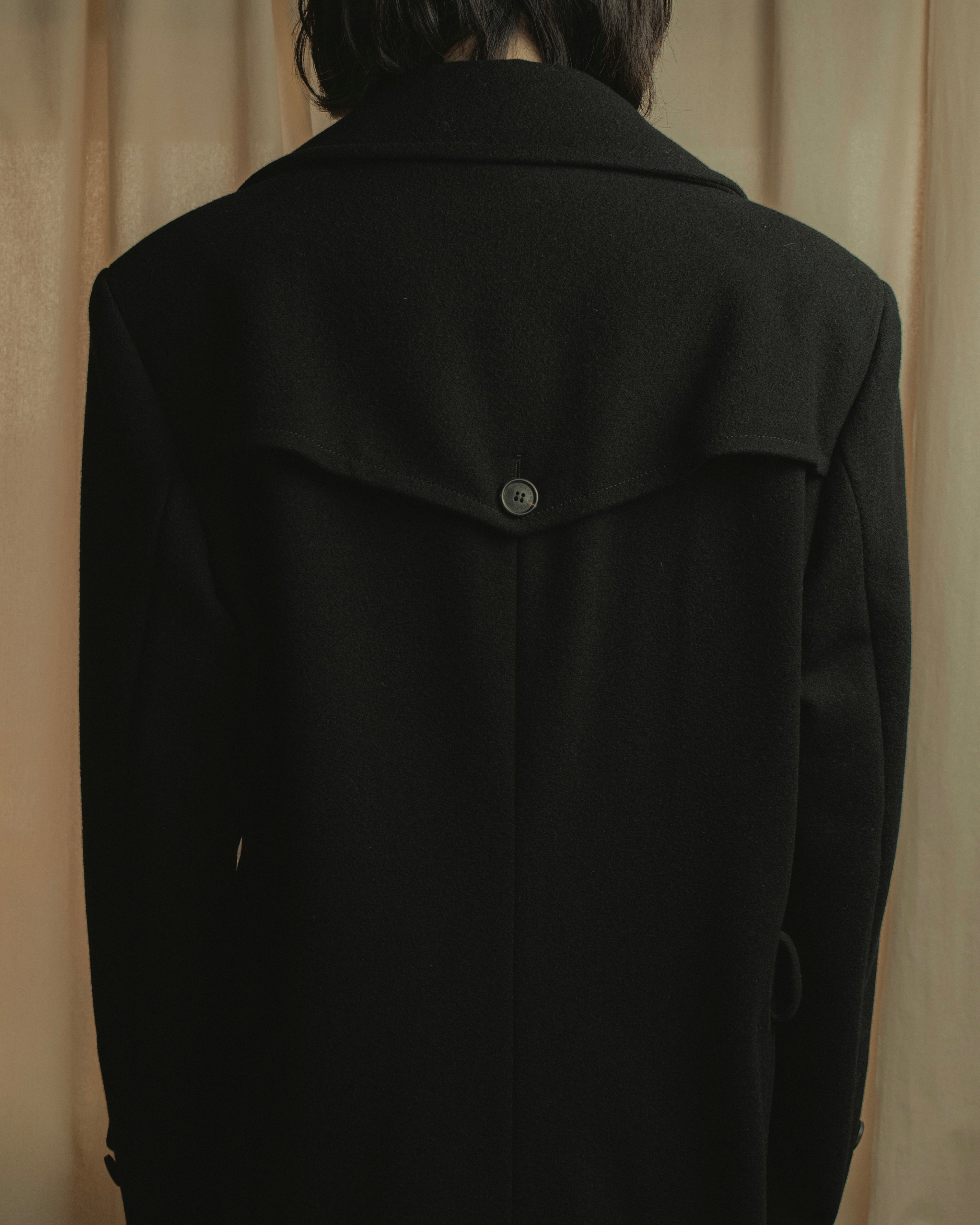 "VIKTOR&ROLF" Sculptural lapel melton coat
