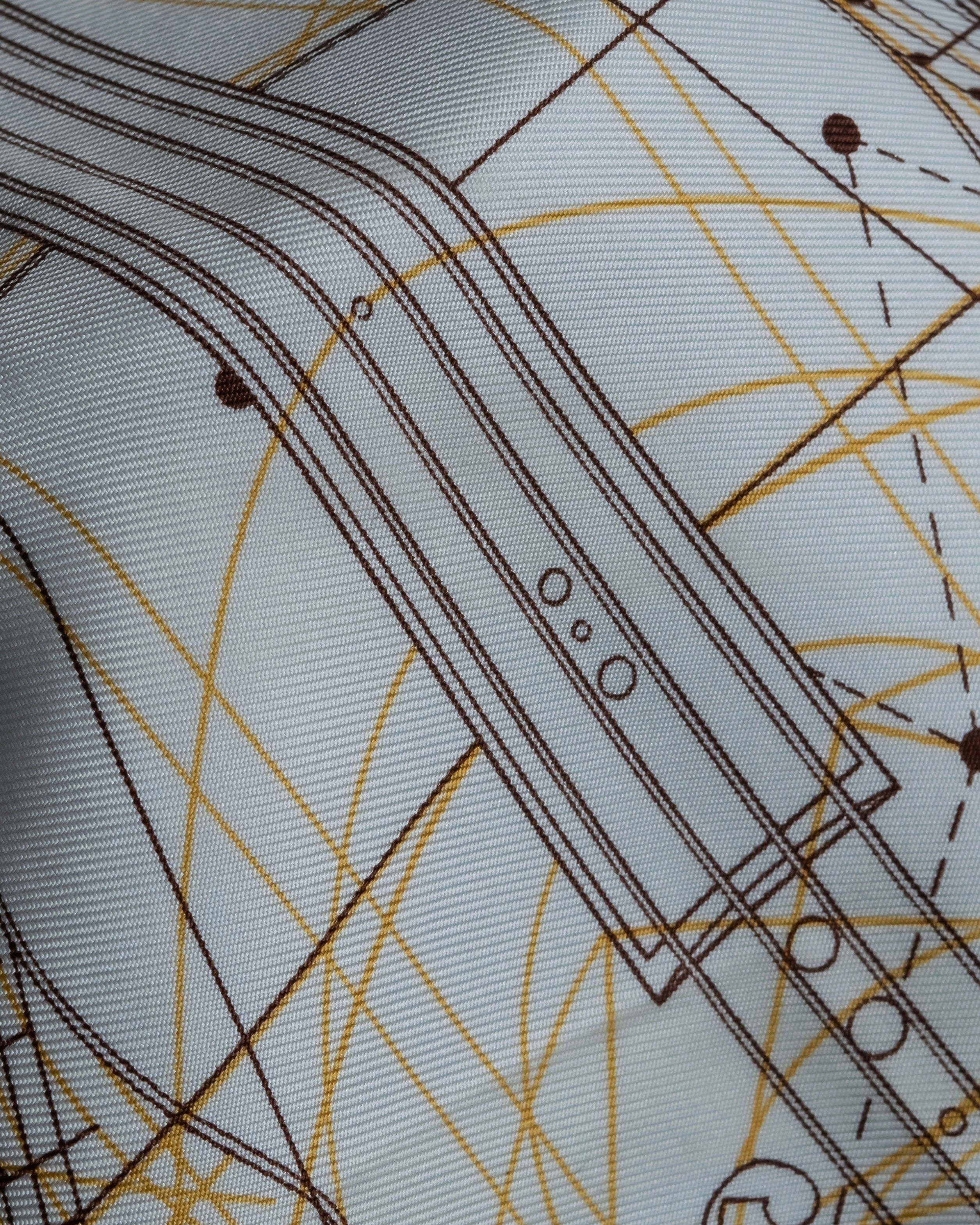 "HERMES" La Musique des Sphères petit carre scarf