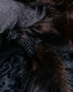 "FENDI" 1970's oversized astrakhan fur coat