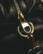 “RED VALENTINO” 2010’s lace bow leather two-way bag