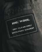 “Burberrys” 80’s Bedford wool balmacaan coat