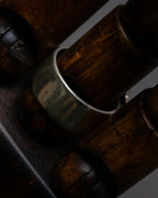 "JEAN PAUL GAULTIER" Logo engraved oval motif silver 925 rope ring