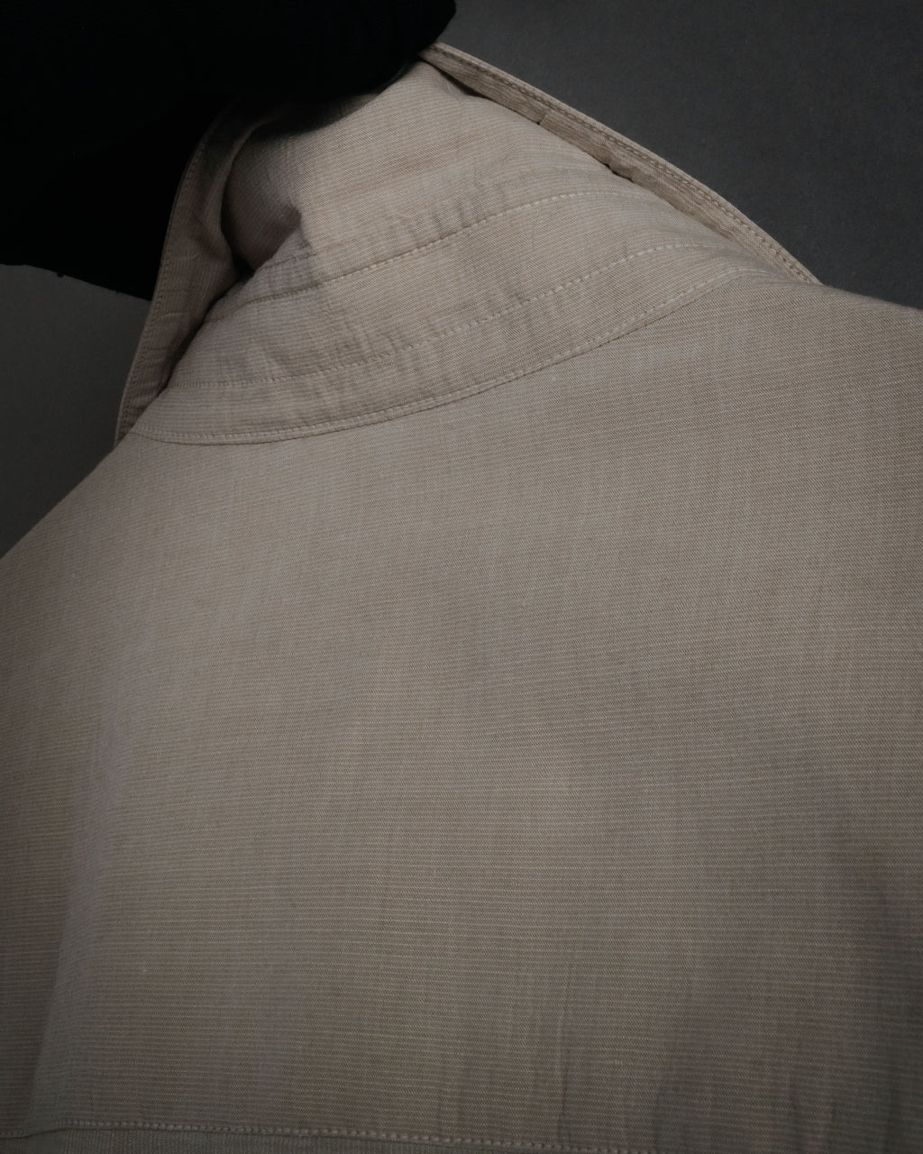 “DONNA KARAN NEW YORK” 90’s oversized cuff cotton linen shirt