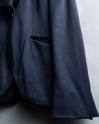 "GUCCI" Shawl collar glossy black jacket