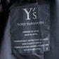 "Y's" Chain fastening design peak lapel short length tailored jacket