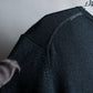 "PRADA" V-neck relaxed wool high gauge knit pullover