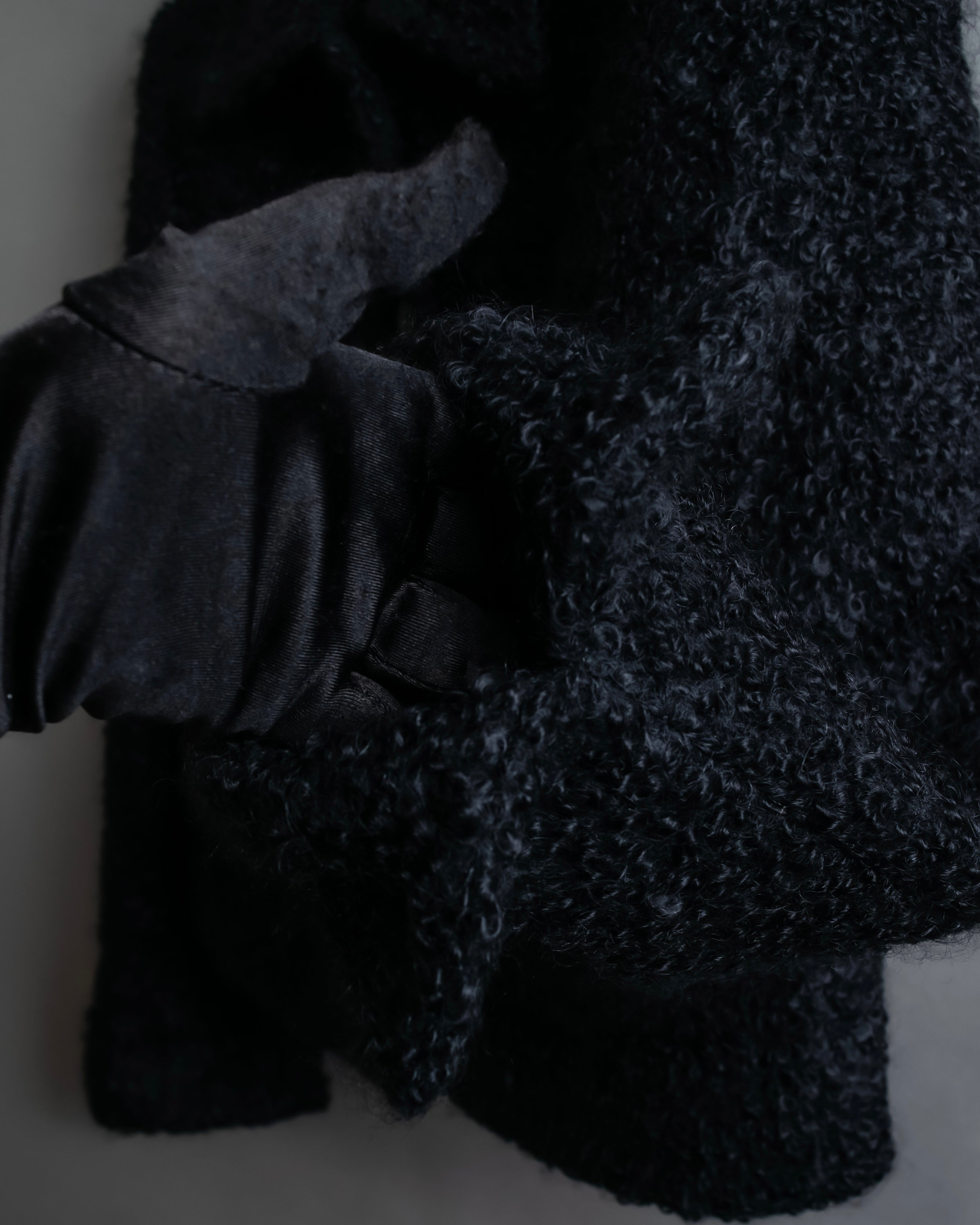 "GUCCI" Compact pattern bouclé wool jacket