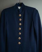 "MARIE GRAY" 80's-90's Elegant textured knit coat
