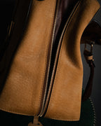 “Chloé” 12-14 Alice bicolor trapeze tote bag