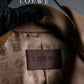 "LOEWE"  Camel brown leather tailored jacket