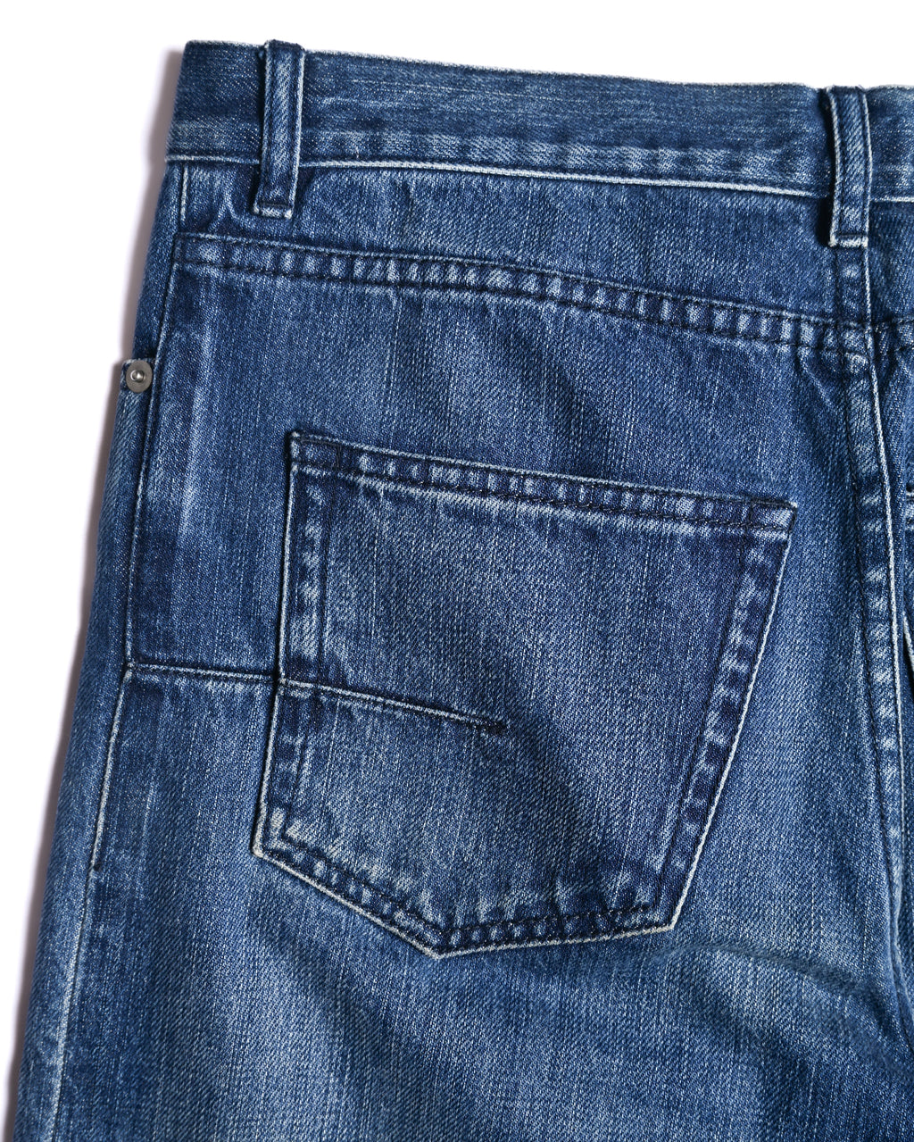 Christian Dior/ Cut Out Hem Straight Silhouette Denim