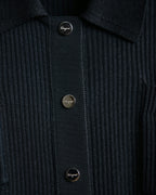 "Salvatore Ferragamo"Cotton x rayon summer knit shirt