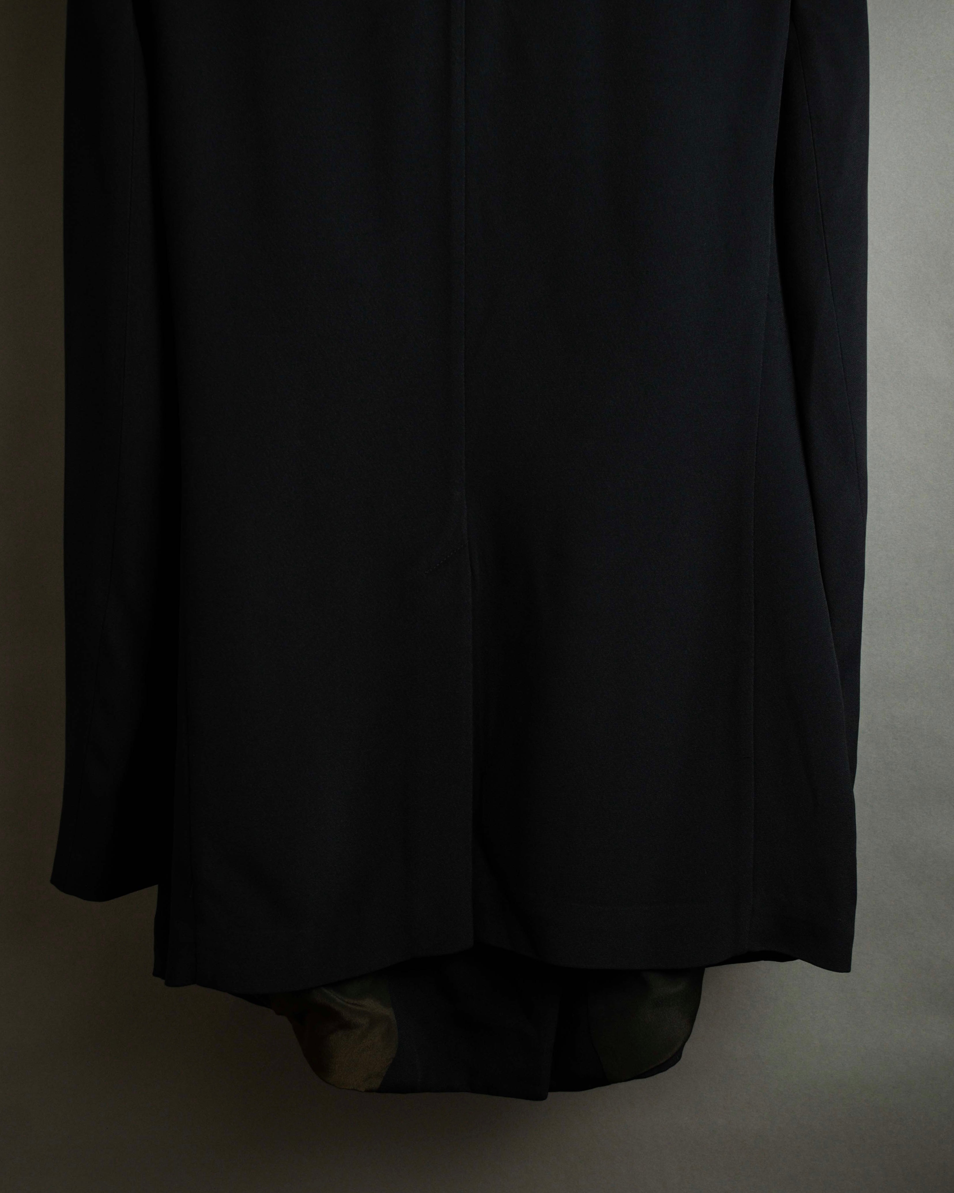 "GUCCI" Three-dimensional lapel design draped tailored jacket