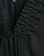 “GUCCI” 2001-2004 Tom Ford era gathered wool fringe knit top