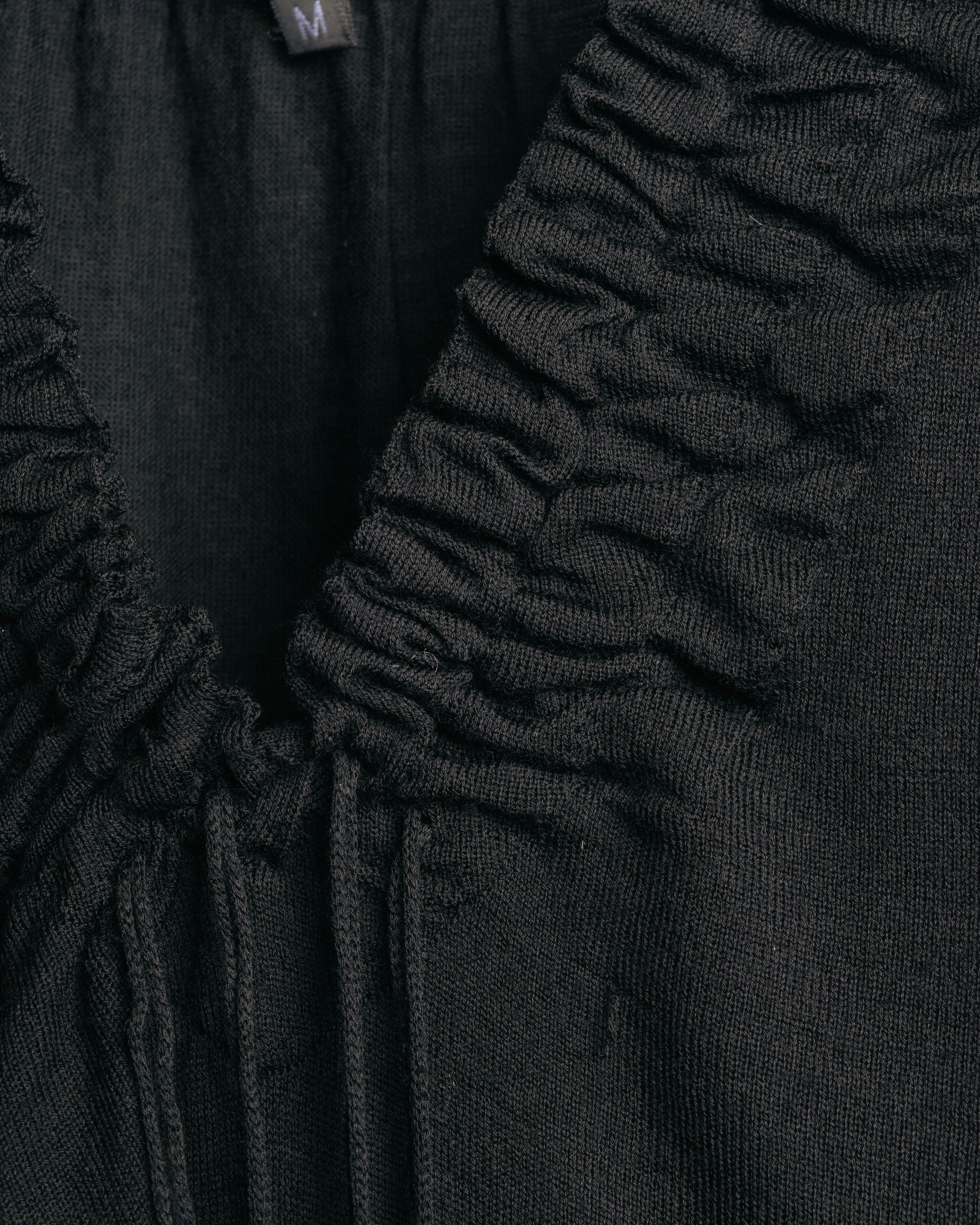 “GUCCI” 2001-2004 Tom Ford era gathered wool fringe knit top