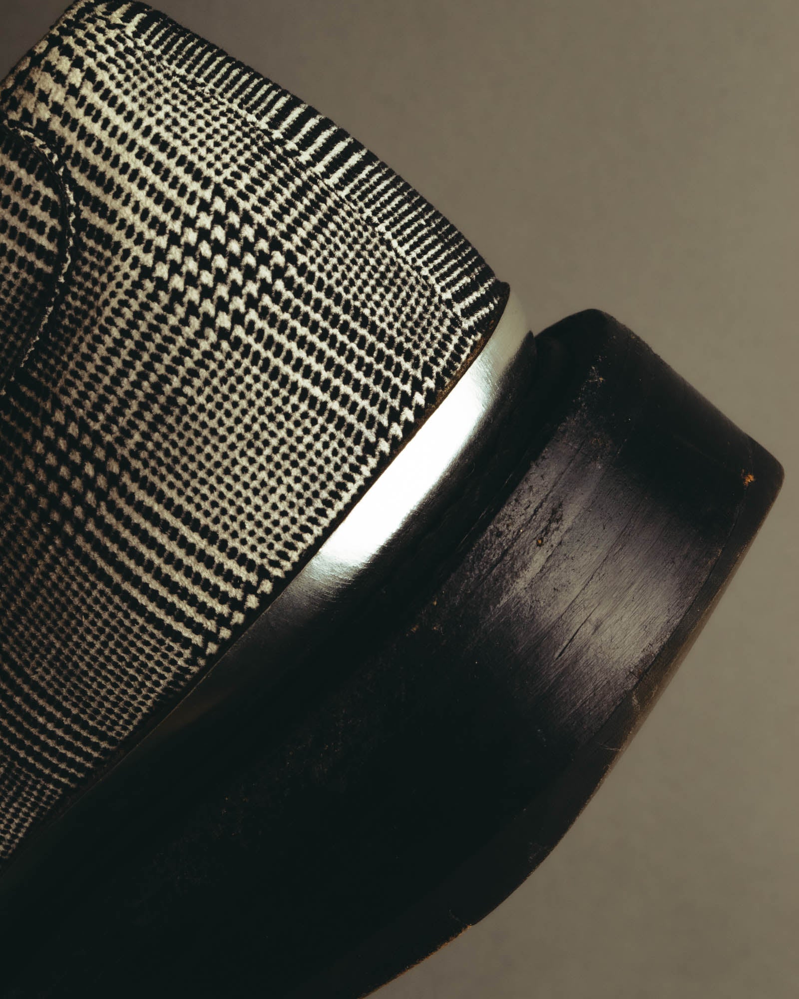 "J.M. WESTON" 2010's Prince of wales checked derby shoes