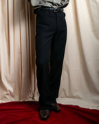 "BALENCIAGA" Beautiful draped full-length slacks