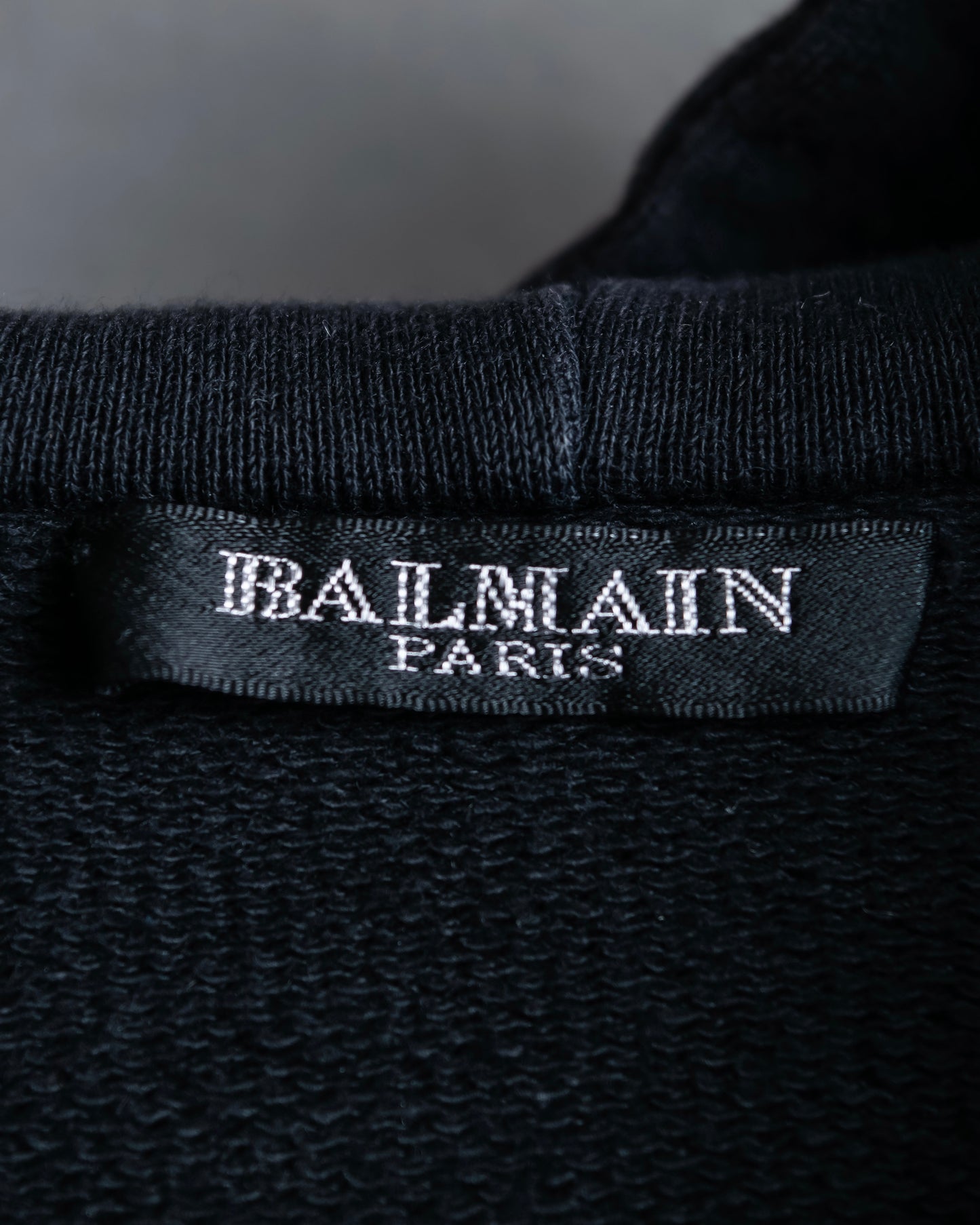 "BALMAIN" Side fastener design oversized double zipper hoodie