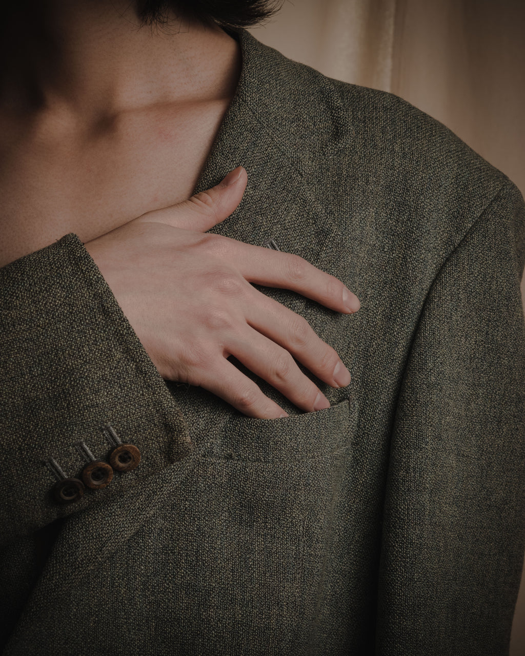 "Burberrys" 90’s early british tweed country tailored jacket