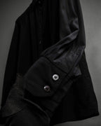 "CELINE" Triomphe embroidered design silk shirt