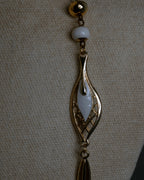 "BALENCIAGA" Leaf motif bijou santoire necklace