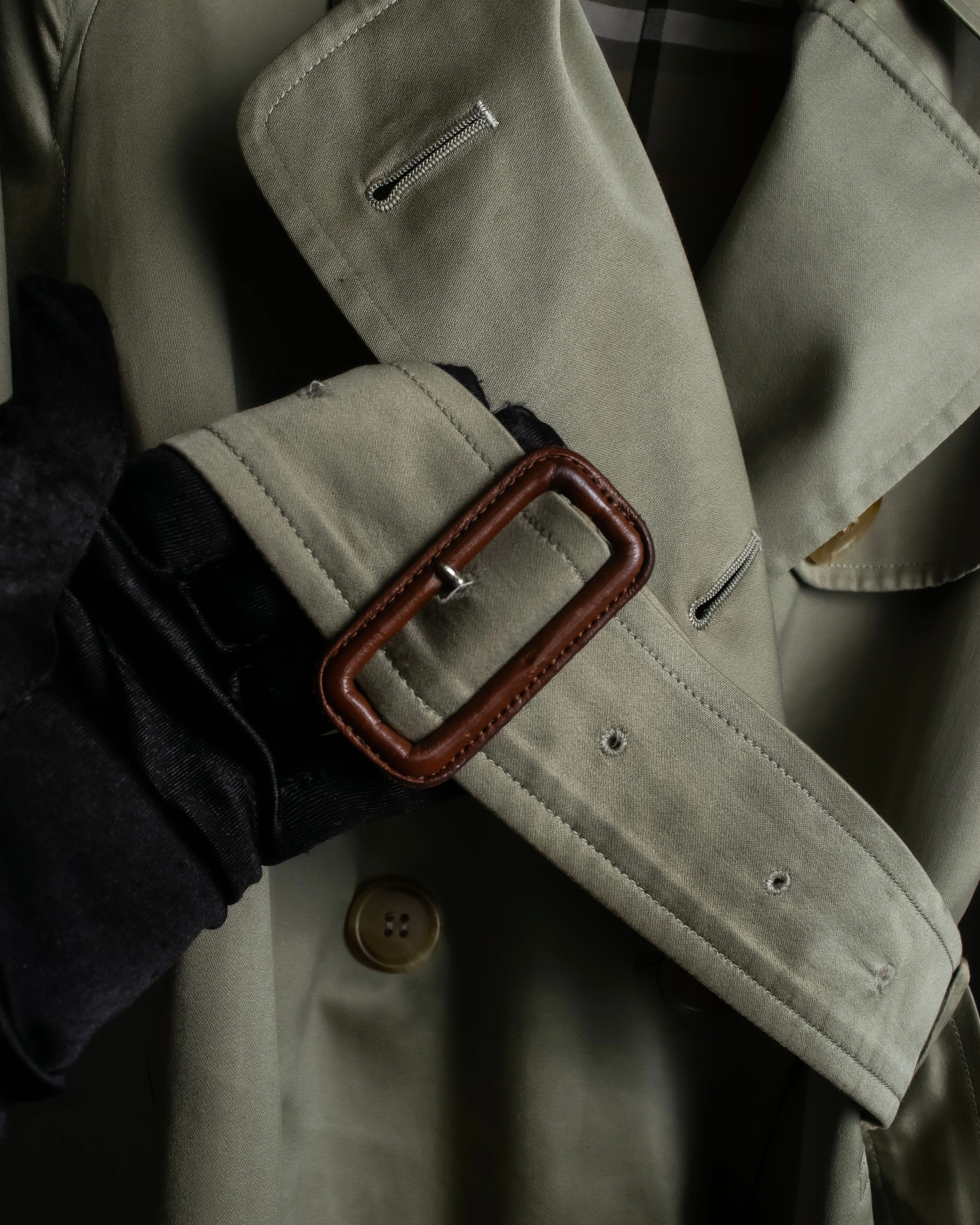 "Burberrys" Vintage water-repellent cotton oversized trench coat