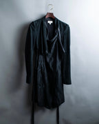 "HELMUT LANG" wrapped leather coat