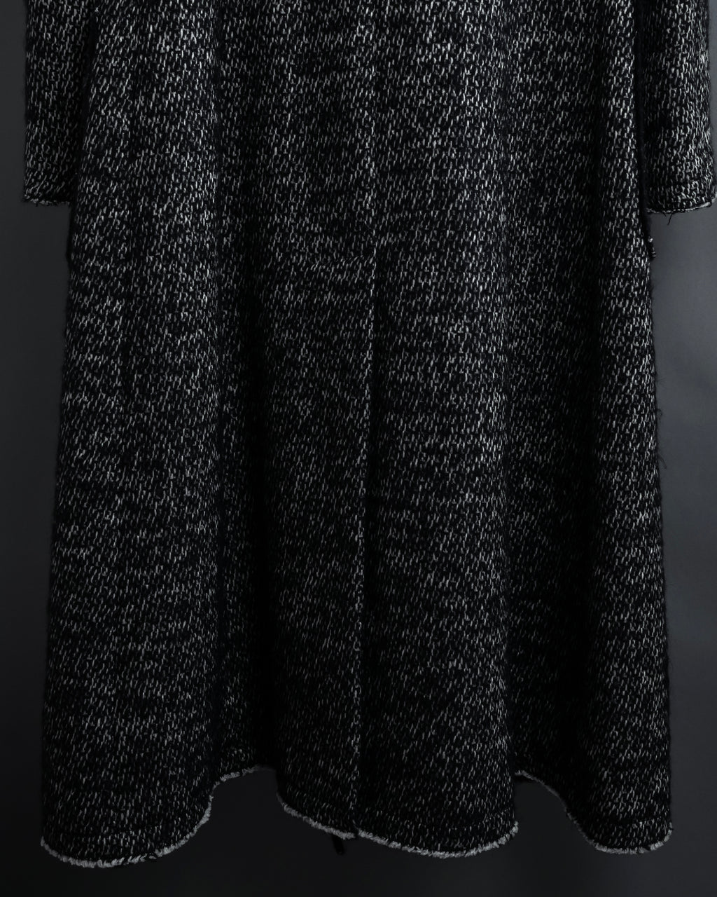 "Dolce & Gabbana" Double-breasted beautiful tweed long coat