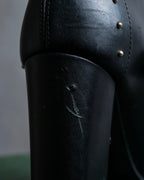 "MCQ Alexander McQueen" Studded design belted heel boots