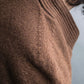 "HERMES" 100% cashmere V-neck design knit