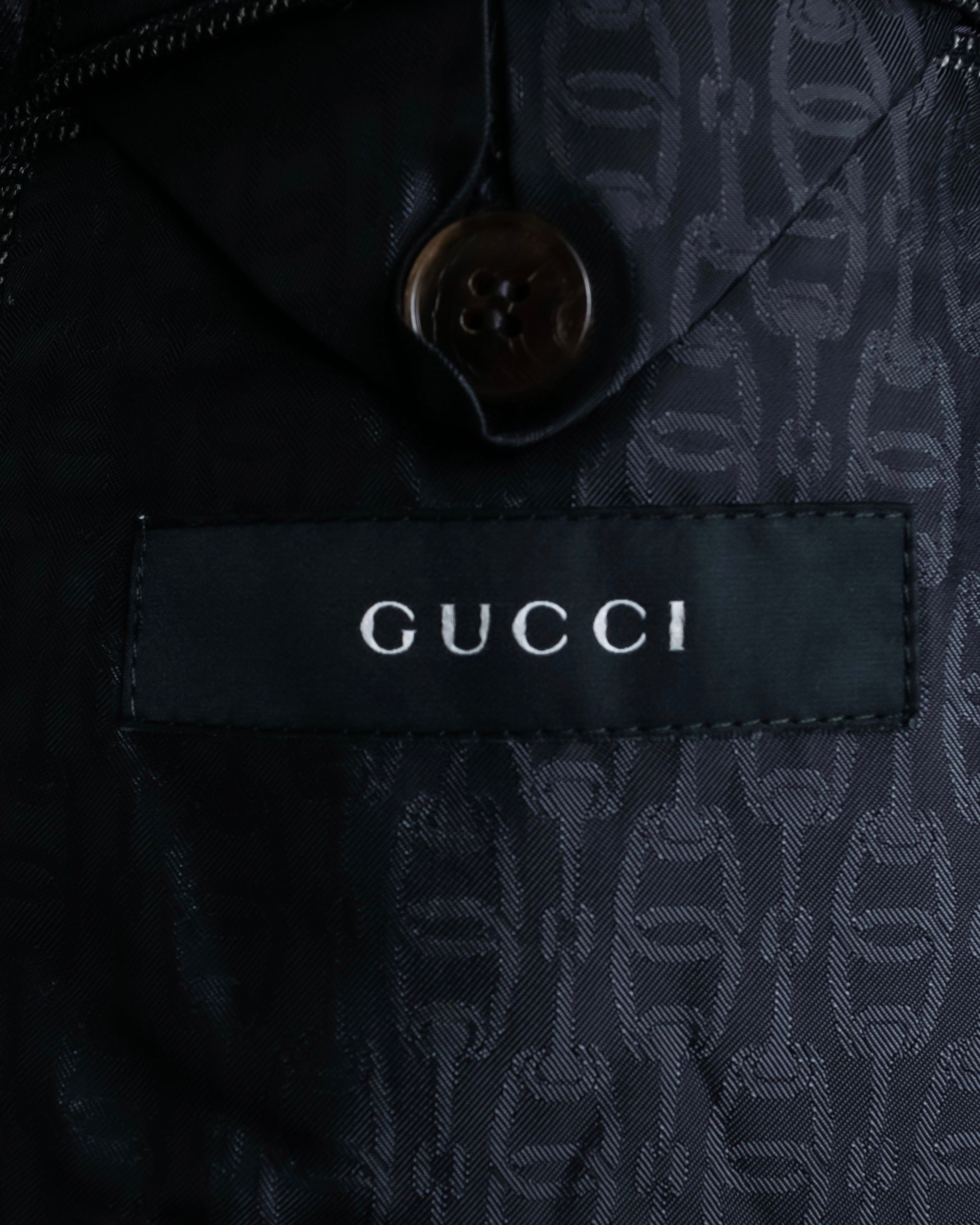 "GUCCI" 90's Tom Ford period bird eye weave set up