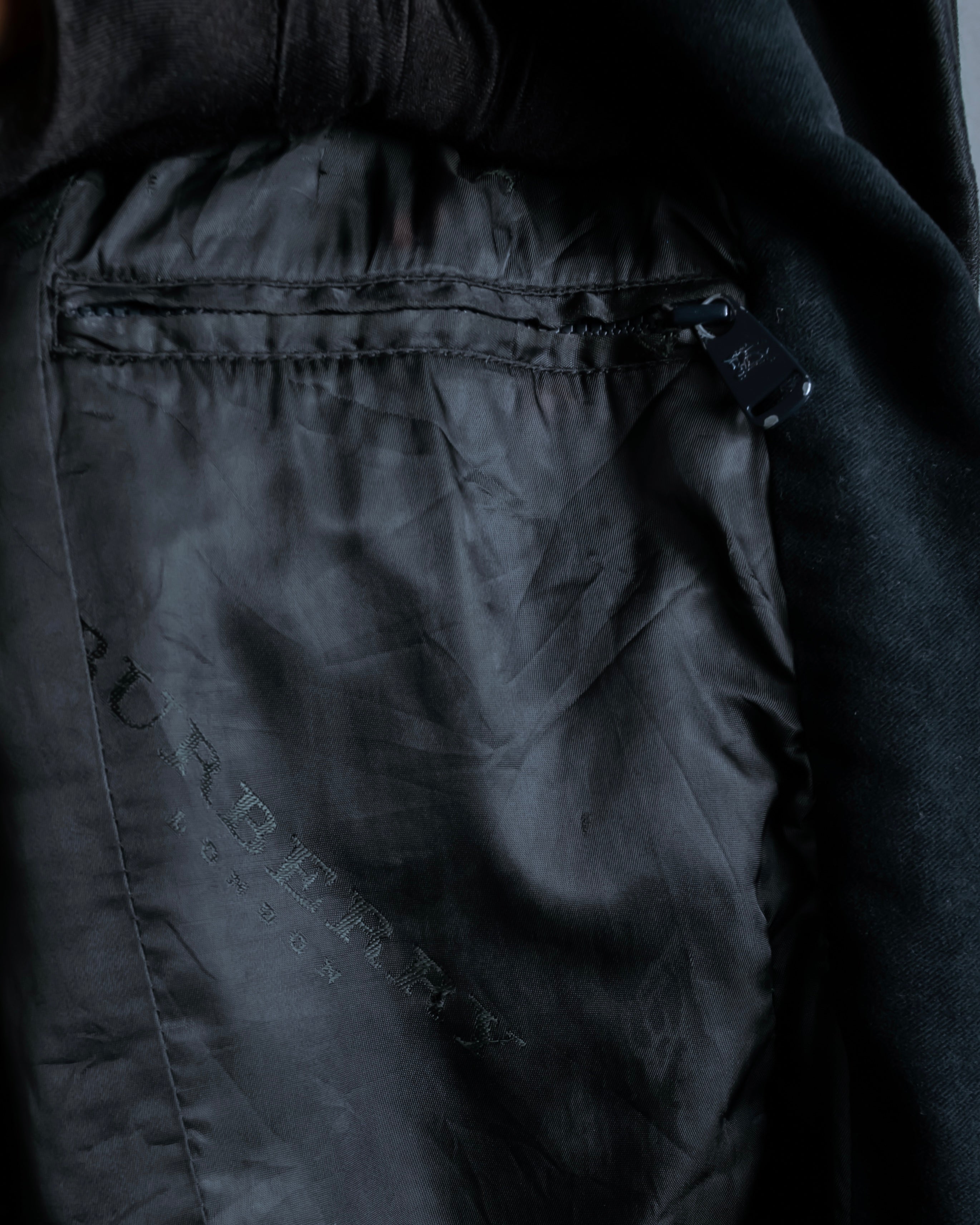 "BURBERRY" Garment dyed faded hunting design coat