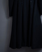 -SPECIAL- "JEAN PAUL GAULTIER"
 90's-00's Waist shape A-line silhouette black color super long coat