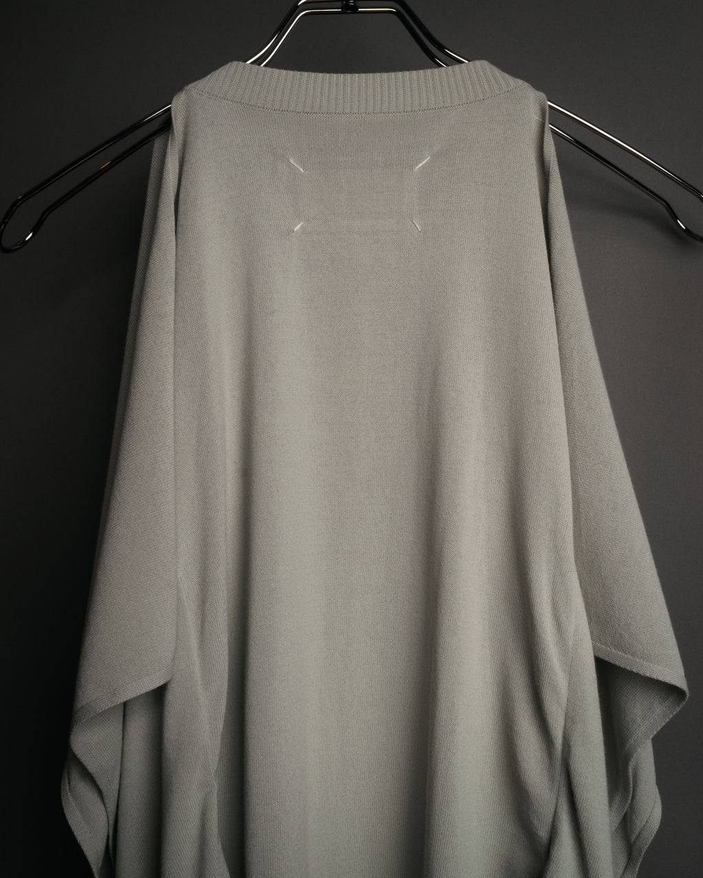 “Maison Margiela” 2015SS deconstructed cape knit top